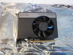 EVGA Nvidia GeForce GTX 650 1GB GDDR5 PCI-E 3.0 Video Card - DVI, Mini HDMI - Picture 1 of 3
