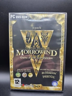 Elder Scrolls III 3 Morrowind Game of the Year Edition PC NEW And Sealed - Image 1 of 3