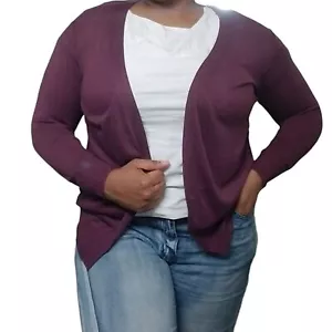 Purple Cardigan size 10 - Picture 1 of 4