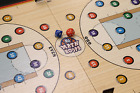 HASBRO "  NBA MATH HOOPS " CREATING MATH CHAMPIONS 2 to 6 PLAYERS ages 8 plus