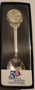 2003 Arkansas US Mint 50 State Quarters Sammellöffel mit Box  - Bild 1 von 2
