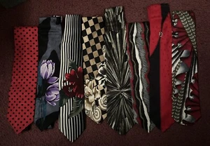 Konvolut 8 BACHRACH 100% Seide Krawatten Handmade in Italy Vintage Krawatte - Bild 1 von 9