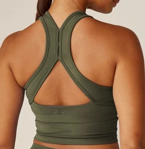 Beyond Yoga Power Beyond Small Strive Cropped Tank Size S Modern Olive NWT - Picture 1 of 3