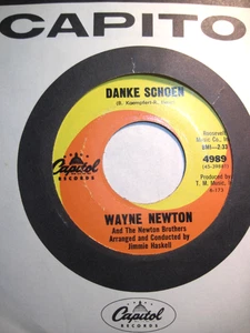 WAYNE NEWTON * 45 * Danke Schoen * 1960's * NICE VG++ USA Capitol Vinyl ORIGINAL - Picture 1 of 1