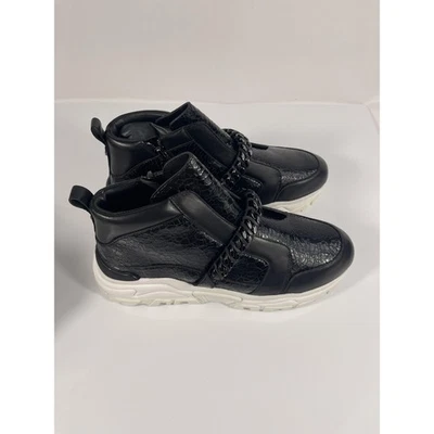 Zapatos Marc Cain Mujer Talla 41 Negro Blanco Suela Gruesa Zapatilla Detalle Cadena Nuevos Foto 1 de 4