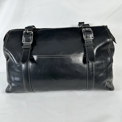 Bolso para portátil Fossil de cuero genuino para trabajo, escuela, negro ZB 9664 tan bonito excelente Foto 1 de 4