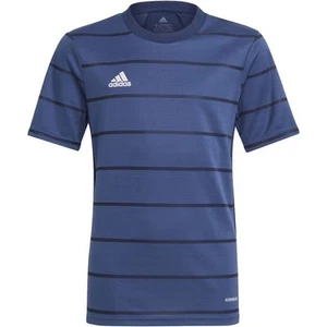 Adidas Boy's Campeon 21 Jersey Football Team Navy Blue/Black Size XL - Picture 1 of 8