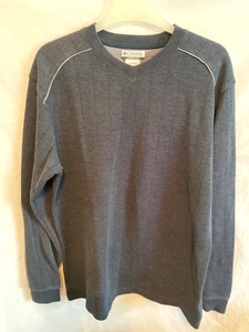 Columbia Herren Pullover schieferblau Strick V-Ausschnitt, XL - Bild 1 von 5