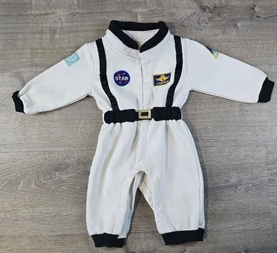 Traje espacial de astronauta mamelucos disfraz para bebés niños pequeños disfraces 6-12 meses Foto 1 de 4