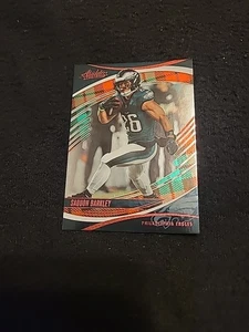 Saquon Barkley - 2025 Panini Absolute Holiday #2 RED AND GREEN Philadelphia Eagles - Bild 1 von 2