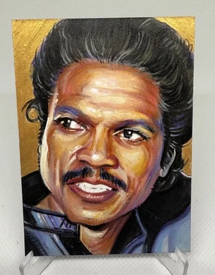 Star Wars Original Art Card Lando Calrissian PSC Sketch by Cyrus Sherkat - Image 1 of 2