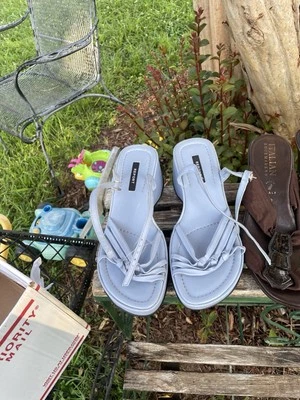 Lote de 5 pares de sandalias cuñas para mujer talla 9-10 en buen estado Foto 1 de 4