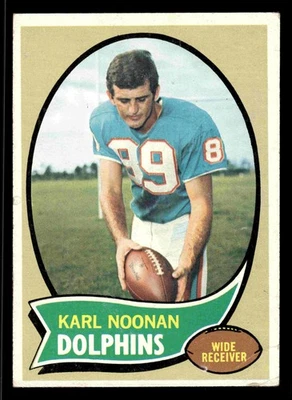 1970 Topps Karl Noonan #223 - Miami Dolphins - Image 1 of 2