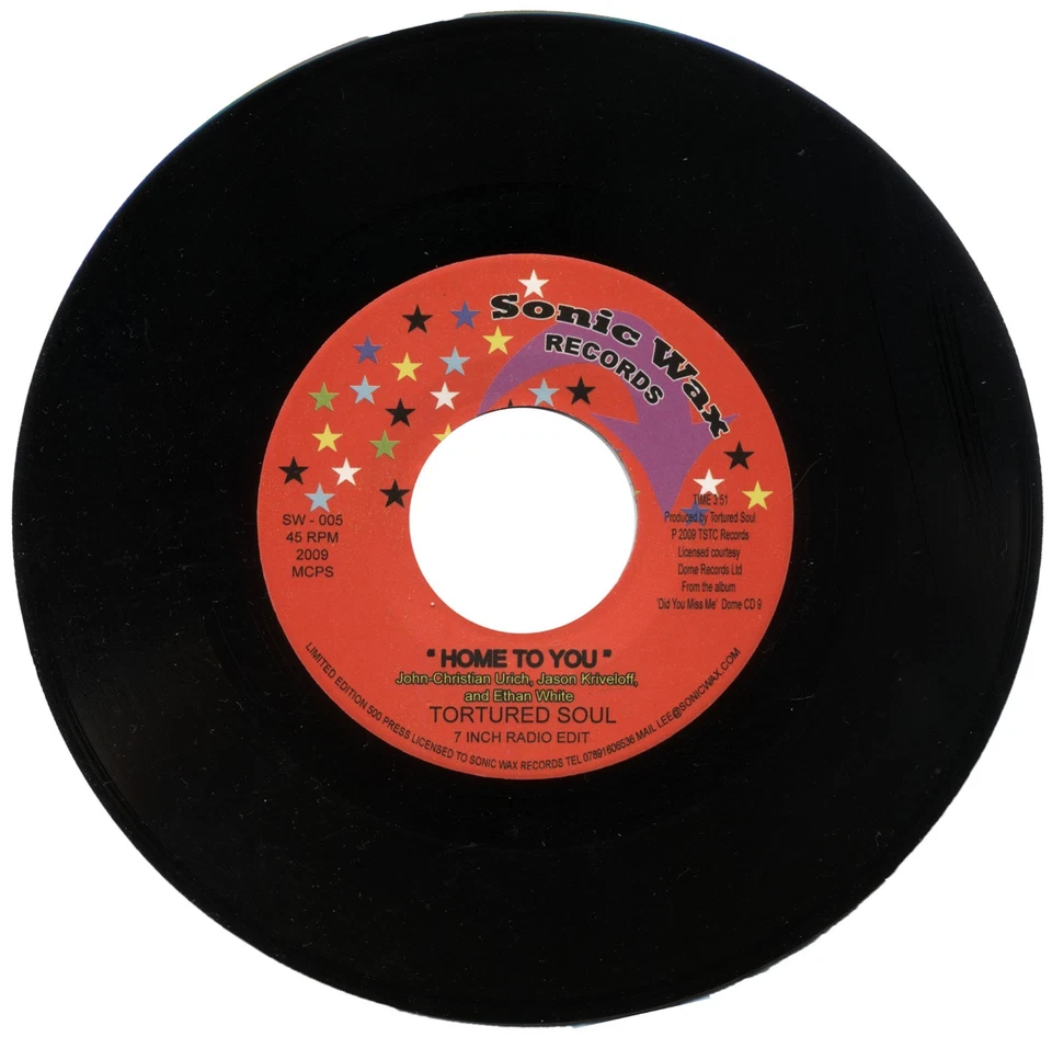 TORTURED SOUL "HOME TO YOU - 7" RADIO EDIT" 2010 MODERN SOUL - Image 1 of 1