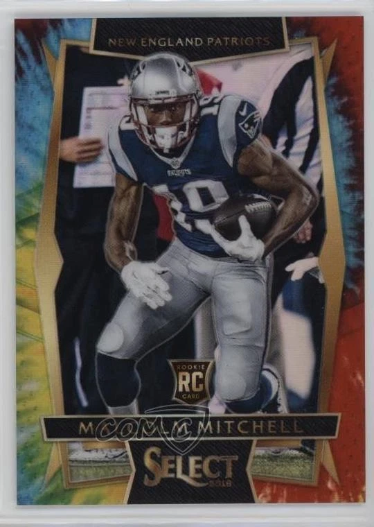 2016 Panini Select Concourse Tie-Dye Prizm /25 Malcolm Mitchell #77 Rookie RC - Image 1 of 2