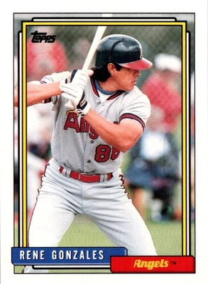 1992 Topps Traded Rene Gonzales California Angels #42T - Image 1 of 2
