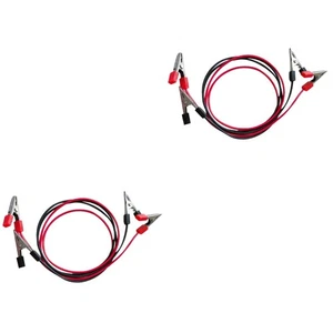 Cable de prueba de clip de 2 piezas cable medidor de doble extremo cables línea de conexión - Imagen 1 de 12