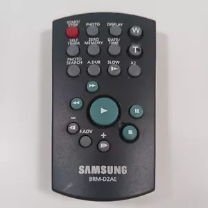 Samsung BRM-D2AE Camcorder Remote SC-D6550, SC-D230, SC-D382, SC-D366, SC-D6040 - Picture 1 of 5