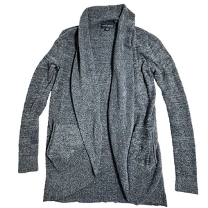 Barefoot Dreams Cozychic Lite Cardigan Sweater Women's XS/S Blue Shawl Collar - Picture 1 of 8