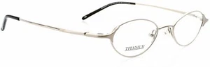 Optische Brille - Ovale Form Titan Vollrand Gestell, Sehstärke Brille RX - Bild 1 von 4