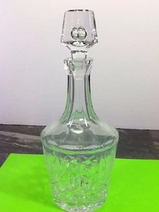 Vintage Whisky Wein Dekanter aus geschliffenem Glas - Bild 1 von 7