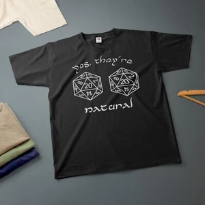 Yes They're Natural DnD T-Shirt verschiedene Größen & Farben lustig Tee - Bild 1 von 20