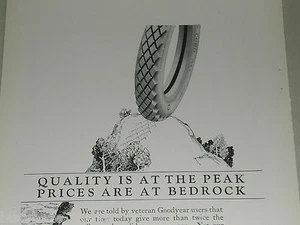 1922 Goodyear Tire advertisement, great old tire prices - Foto 1 di 3