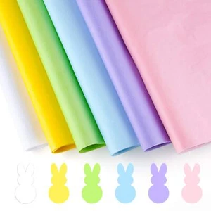 60 Sheets Easter Tissue Paper Multicolor Gift Wrapping Paper Art Paper Crafts... - Picture 1 of 7