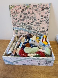 Bulk Vintage Lot Needle Work. Skeins. DMC, Patons, Semco, Anchor Wool, Mixed - Picture 1 of 15
