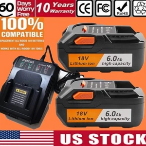 18 Volt Hyper Battery For Ridgid 18V R840087 R840085 Rigid 18V Tools or Charger - Picture 1 of 22