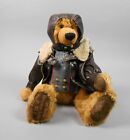 New ListingHermann Germany Mohair Teddy Bear Red Baron with Outfit Le 182/500