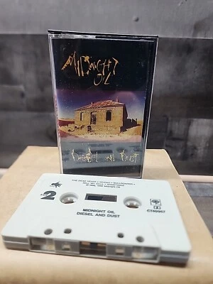 Midnight Oil Desiel And Dust Cassette Tape Foto 1 de 3