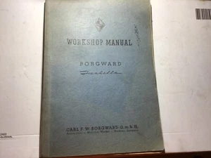 Borgward Isabella Reparaturanleitung, Workshop Manual Repair Original TOP - Bild 1 von 10
