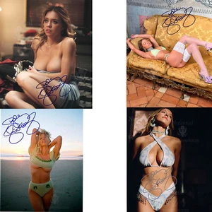 4 Sexy JUEGO DE REIMPRESIÓN DE FOTOS AUTOGRAFIADAS DE Sydney Sweeney Euphoria 8x10 1 - Imagen 1 de 5