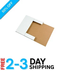 Confezione da 50 Poste Bianche Easy-Fold, 12,5” x 12,5” x 1” per Libri e Cornici - Foto 1 di 7