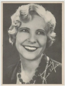 June Clyde 1920er Kashin Film Stars große Sammelkarte W618 - Bild 1 von 2