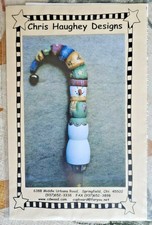 Tole painting pattern packet, Victorian Snowman walking stick by Chris Haughey