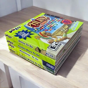Tumble Bees / Phlinx / WordJong / Harvest Mania To Go PC Puzzle Juegos Lote POGO - Imagen 1 de 21