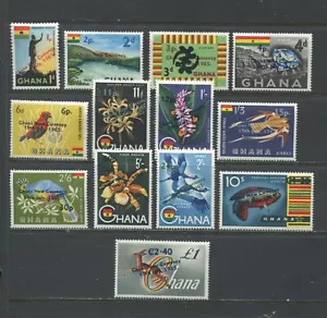 Ghana 1965 set new values mint o.g. hinged - Bild 1 von 1