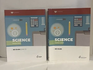 Lifepac Alpha Omega 4th Grade Science Workbook Unit 10 Teachers Guide Homeschool - Picture 1 of 1