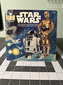 Vintage 1979 Star Wars 24 Page Read-Along Book And Record - 33 1/3 RPM R2-D2 - Bild 1 von 4