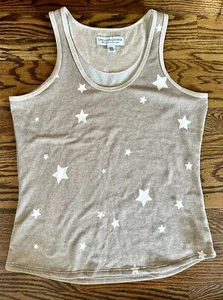 Karen Neuburger LiveLoveLounge Tan Tank Top Womens Small Scoop Neck Summer - Picture 1 of 7