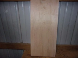 HARD MAPLE LUMBER WOOD KILN DRIED BOARD 24 1/8"X 10 1/8"X 15/16" F45 FLAT WIDE - Picture 1 of 4