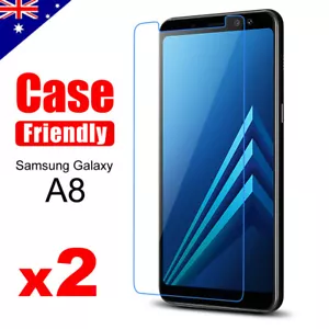 2x Tempered Glass Screen Protector for Samsung Galaxy A8 J5 Pro J2 Pro 2018 - Picture 1 of 8