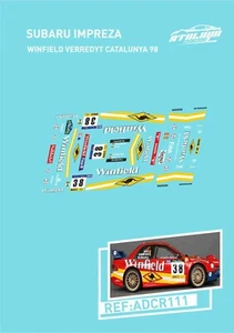 CALCAS SUBARU IMPREZA WINFIELD VERREDYT CATALUNYA 98 - Imagen 1 de 1