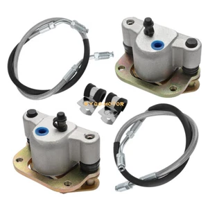 Front Brake Calipers & Lines for Polaris Trail Boss 250 350L Trail Blazer 250 - Picture 1 of 12