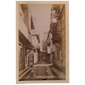 Isaiah W Taber / Alley in Chinatown S.F Cal B 1 1890 - Picture 1 of 1