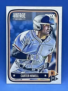 2024 Onyx Vintage Extended #OVCAHO Carter Howell - Picture 1 of 2