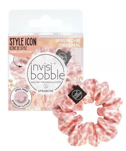 invisibobble Sprunchie Dressed Like a Cheetah Haargummi Satin Pink Leo - Bild 1 von 2