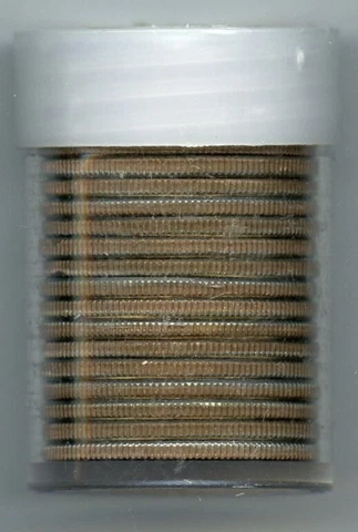 1988-P Kennedy Half Dollars 20-Coin $10 Roll - Philadelphia Mint - AU Unc - C58 Cover